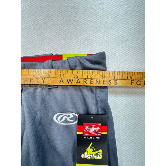 Rawlings Womens Launch Fastpitch Softball Pants Size M Black Low Rise Sports NWT - Picture 8 of 9
